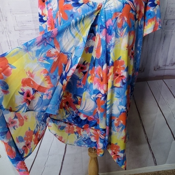 NY Collection size 2x multicolor top vacation - Picture 10 of 10